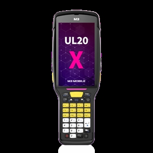 M3 Mobile UL20X, 2D, LR, SE4850, BT, Wi-Fi, 4G, NFC, br., GPS, GMS, Android